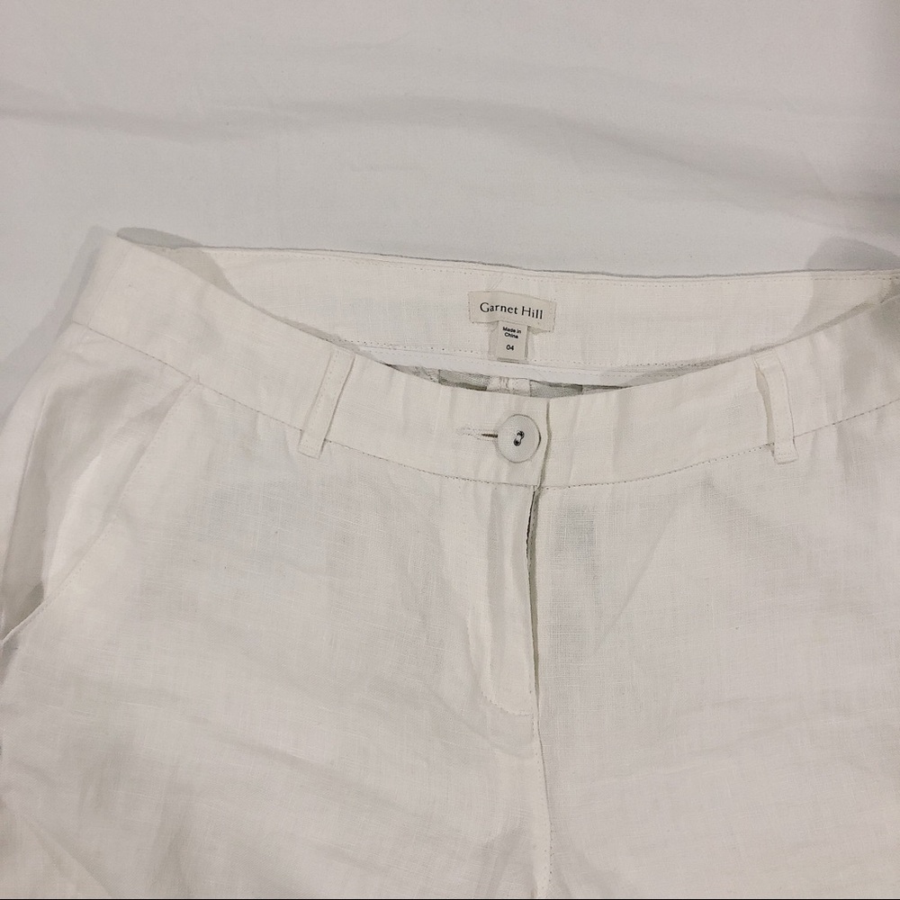 Garnet Hill 100% linen pant. Worn ONCE!
